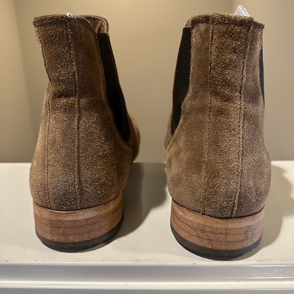 SHOE THE BEAR - Dev Chelsea Boot, Men’s Size 12, Tan Suede - Picture 12 of 15